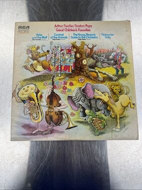RCA Arthur Fiedler & Boston Pops - Great Children's Favorites (White Cover)